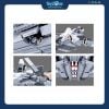 Bộ đồ chơi mô hình lắp ráp Máy bay chiến đấu tiêm kích SU-57 Flanker Sluban