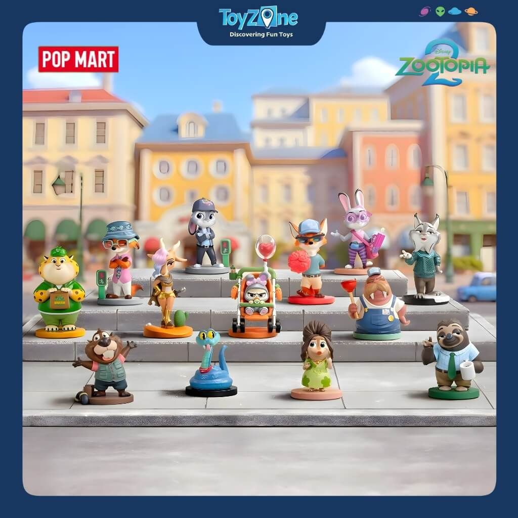 Mô hình đồ chơi Blind box Disney Zootopia: Next Adventure ( Cuộc Phiêu Lưu Tiếp Theo ) Series Figures POP MART