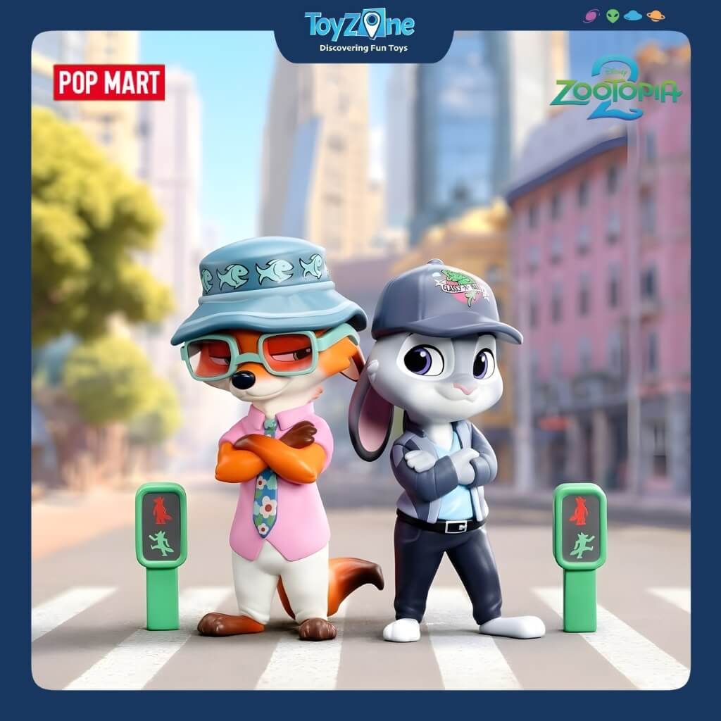 Mô hình đồ chơi Blind box Disney Zootopia: Next Adventure ( Cuộc Phiêu Lưu Tiếp Theo ) Series Figures POP MART
