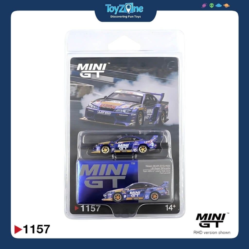 Mô hình xe Nissan LB-Super Silhouette S15 Silvia 1:64 MiniGT
