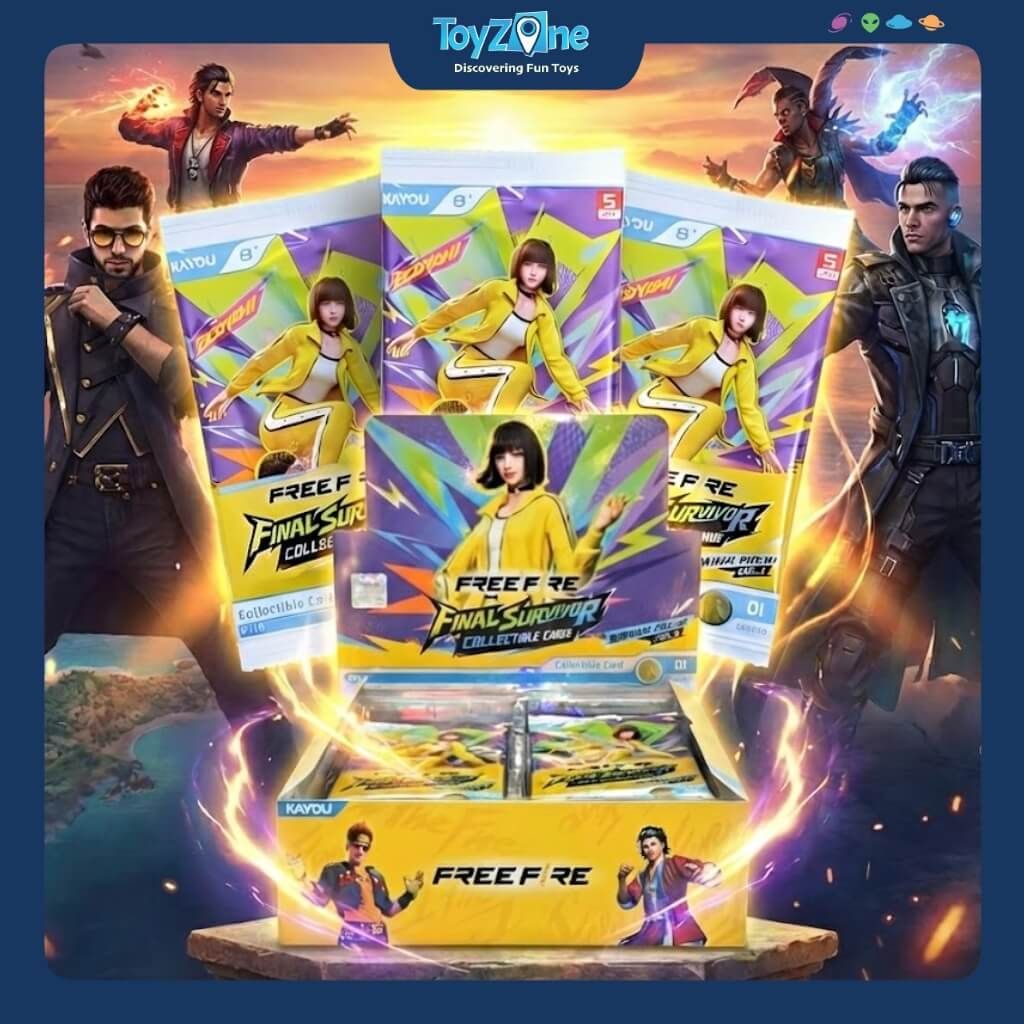 Bộ thẻ sưu tầm Free Fire Final Survivor Collectible Cards Survival Pack Sea Vol 1 KAYOU
