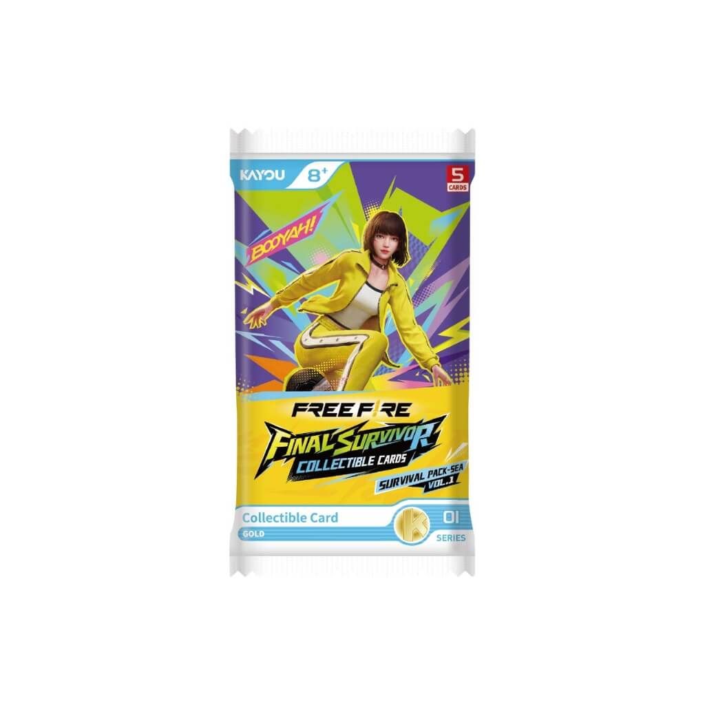 Bộ thẻ sưu tầm Free Fire Final Survivor Collectible Cards Survival Pack Sea Vol 1 KAYOU