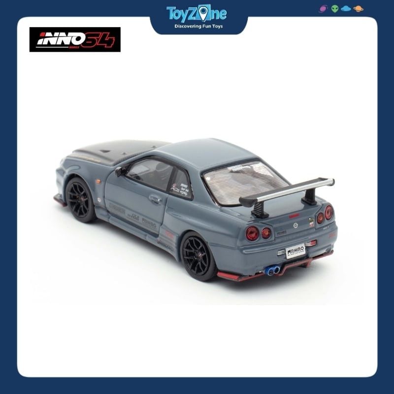 Mô hình xe Nissan Skyline GT-R R34 Top Secret 1:64 INNO64