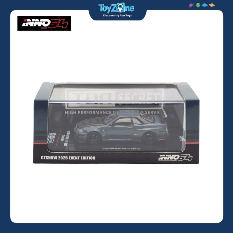 Mô hình xe Nissan Skyline GT-R R34 Top Secret 1:64 INNO64