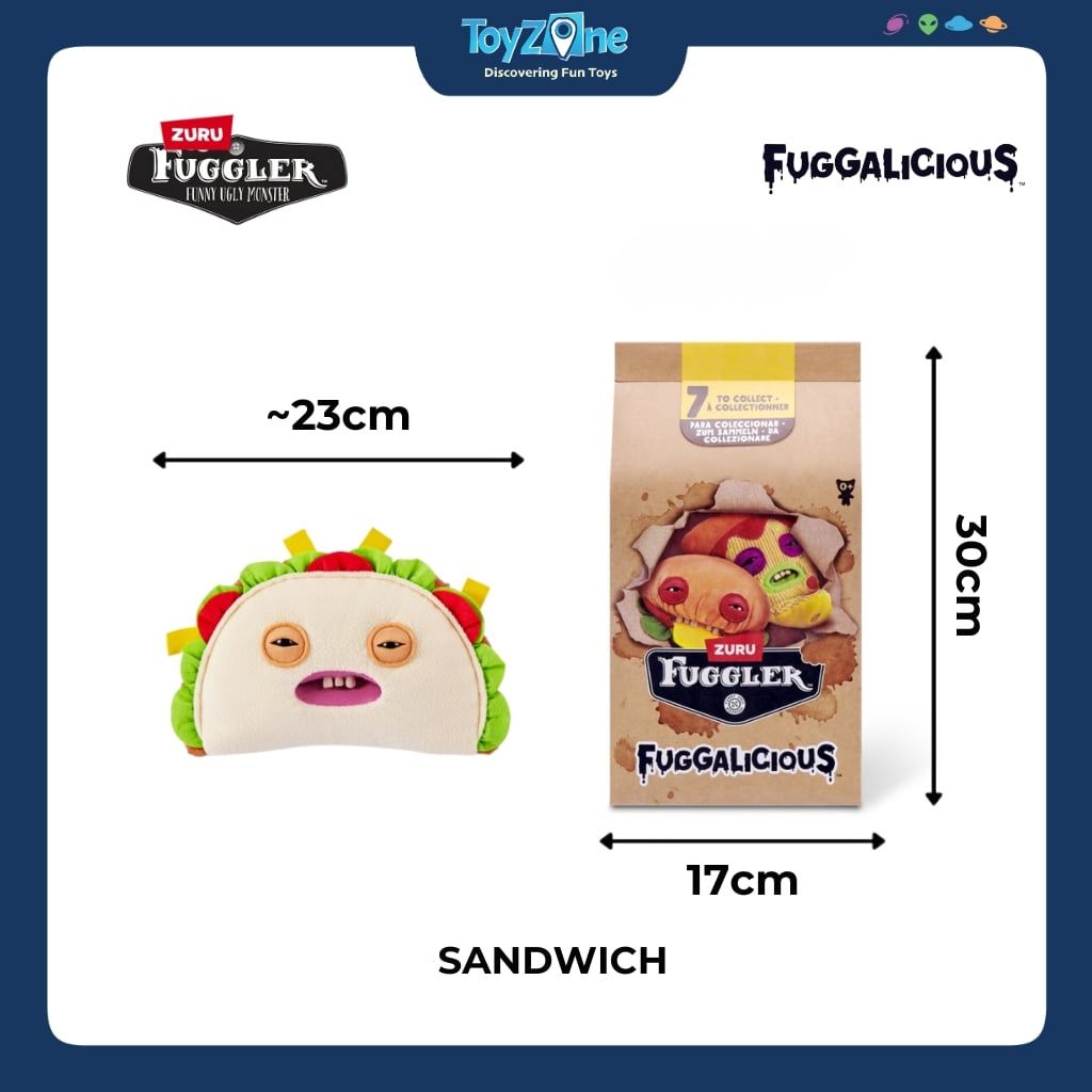Mô hình đồ chơi sưu tầm Blind box Fuggler Fuggalicious 9inch ZURU TOYS