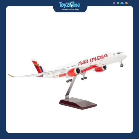 Mô hình máy bay Air India Airbus A350 47cm lắp ráp có đèn Everfly