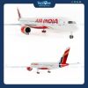 Mô hình máy bay Air India Airbus A350 47cm lắp ráp có đèn Everfly