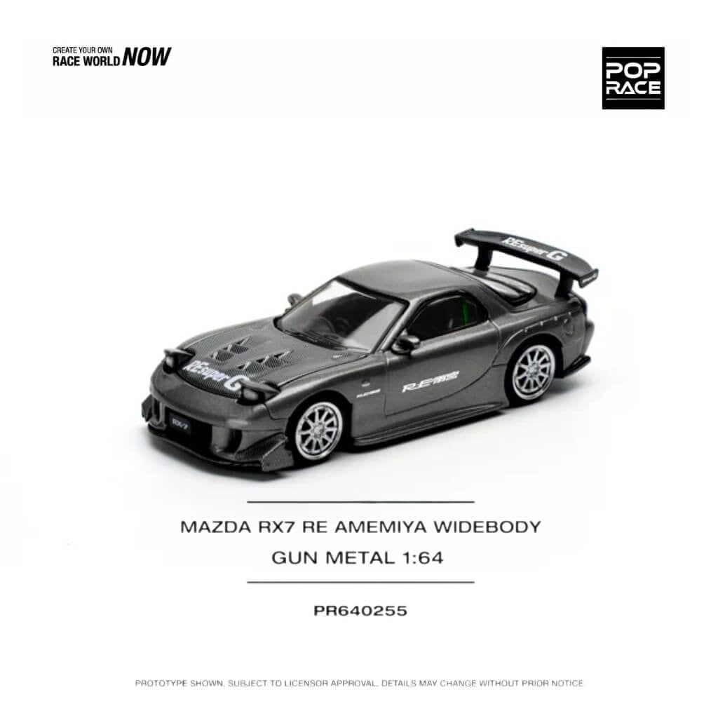 ô hình xe Mazda RX-7 ( FD3S ) Re-Amemiya Widebody 1:64 POP RACE