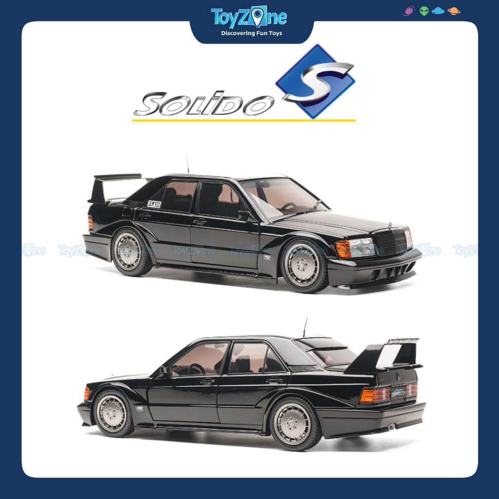 Mô hình xe Mercedes-Benz 190E ( W201 ) EVO II 1990 Solido Works  1:18 SOLIDO