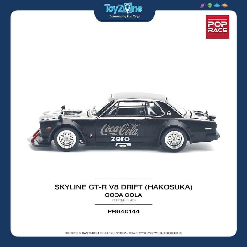 Mô hình xe Nissan Skyline GT-R V8 Drift ( Hakosuka ) 1:64 POP RACE