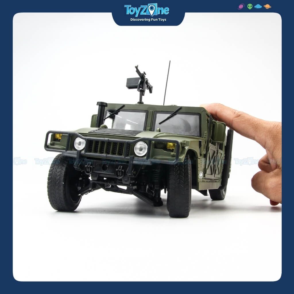 Mô hình xe quân sự Hummer Humvee Battlefield Vehicle Military 1:18 KDW