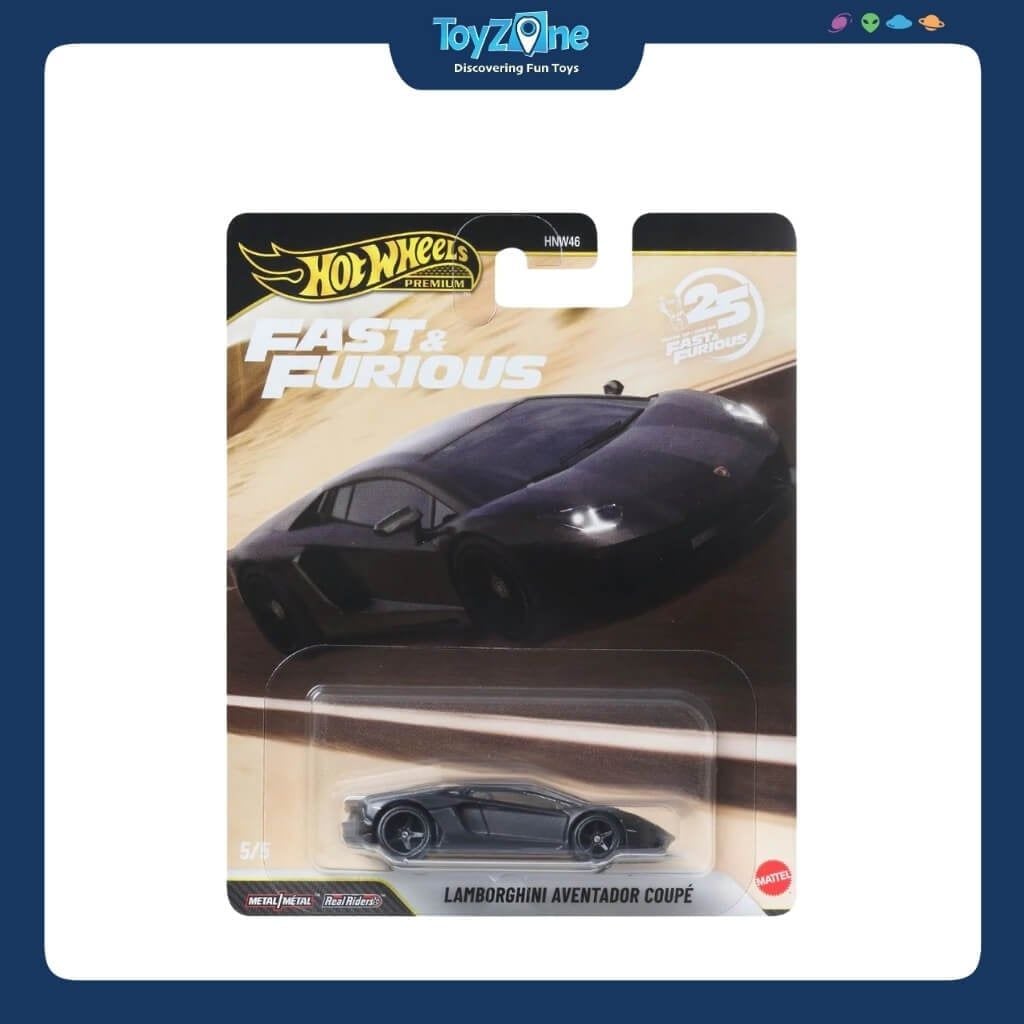 Mô hình xe Hot Wheels Premium Fast And Furious 25th Anniversary chính hãng