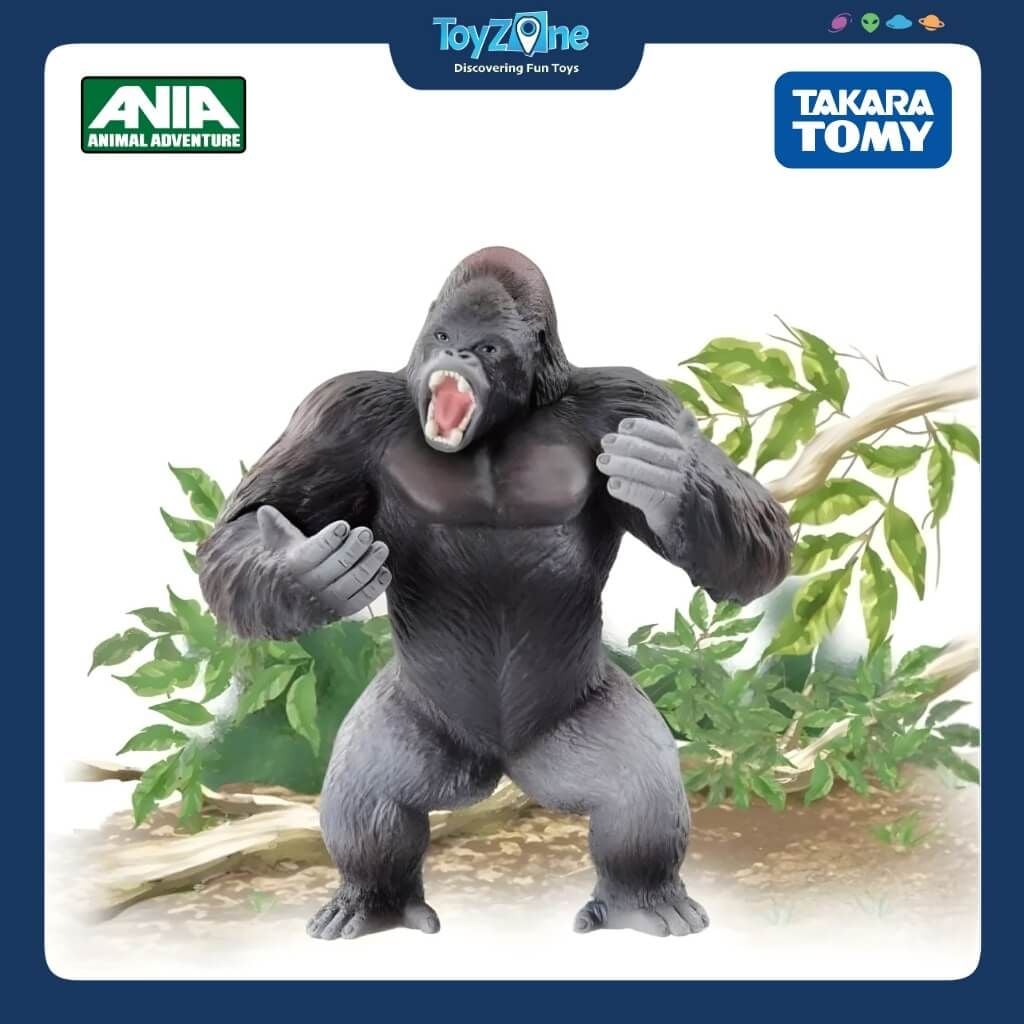 Mô hình đồ chơi Động Vật Khỉ Đột ANIA AS-36 Gorilla ( Wild ver. ) TAKARA TOMY