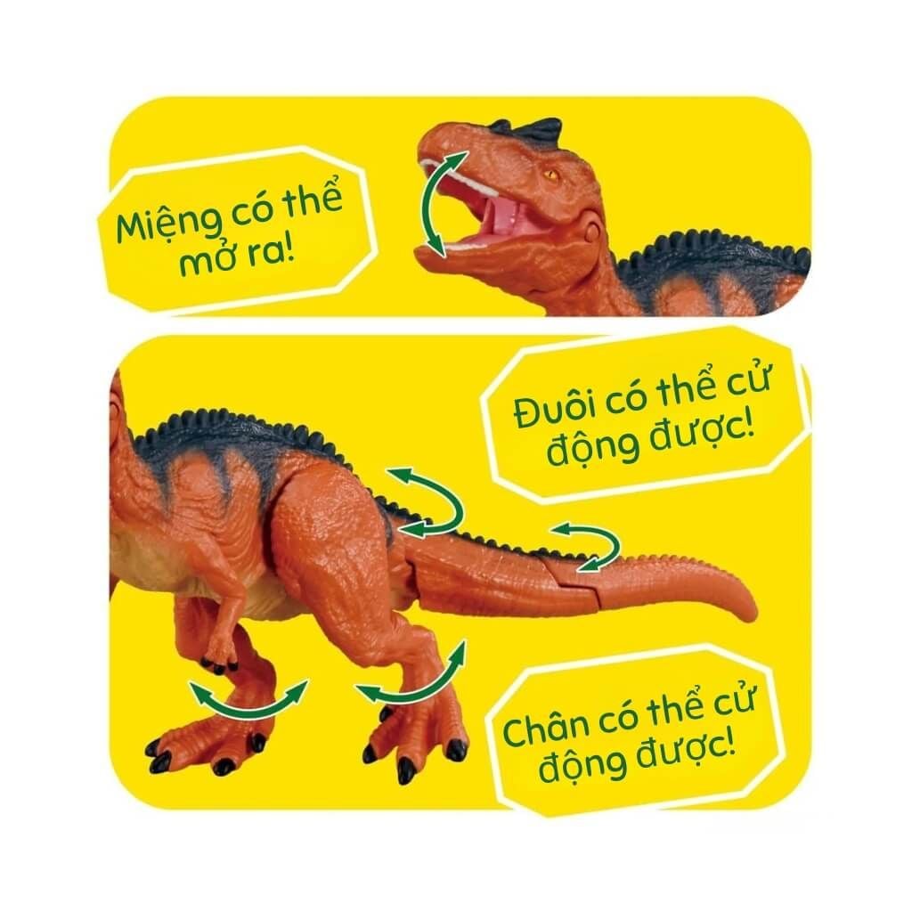 Mô hình đồ chơi Động Vật Khủng Long Allosaurus Ania AL-19 TAKARA TOMY