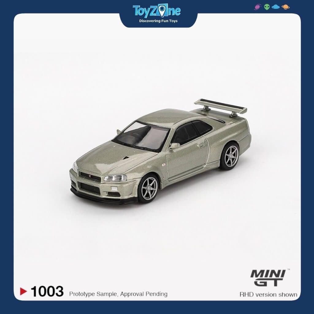 Mô hình xe Nissan Skyline GT-R (R34) V-Spec II Nür 1:64 MiniGT