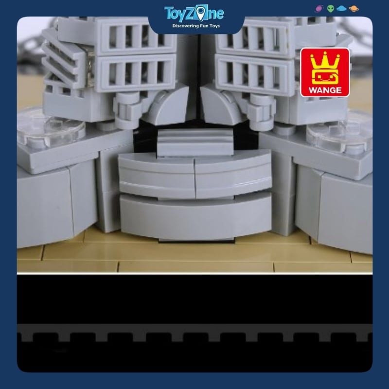 Bộ đồ chơi lắp ráp mô hình Công Trình Kiến Trúc Wange