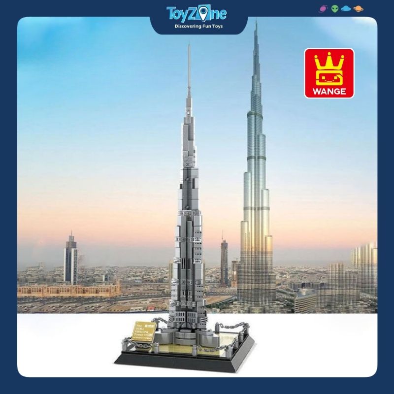 Bộ đồ chơi lắp ráp mô hình Công Trình Kiến Trúc Wange