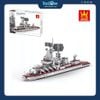 Bộ Đồ Chơi Lắp Ráp Mô Hình Tàu Tuần Dương Tên Lửa Dẫn Đường Varyag WANGE