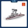 Bộ Đồ Chơi Lắp Ráp Mô Hình Tàu Tuần Dương Tên Lửa Dẫn Đường Varyag WANGE