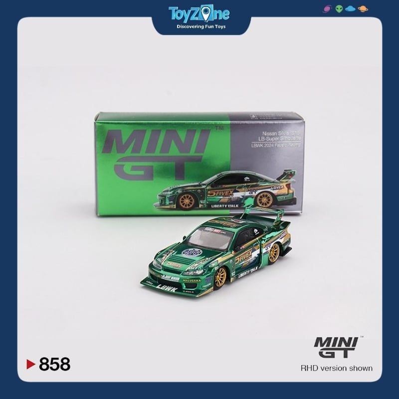 Mô hình xe Nissan LB-Super Silhouette S15 Silvia 1:64 MiniGT