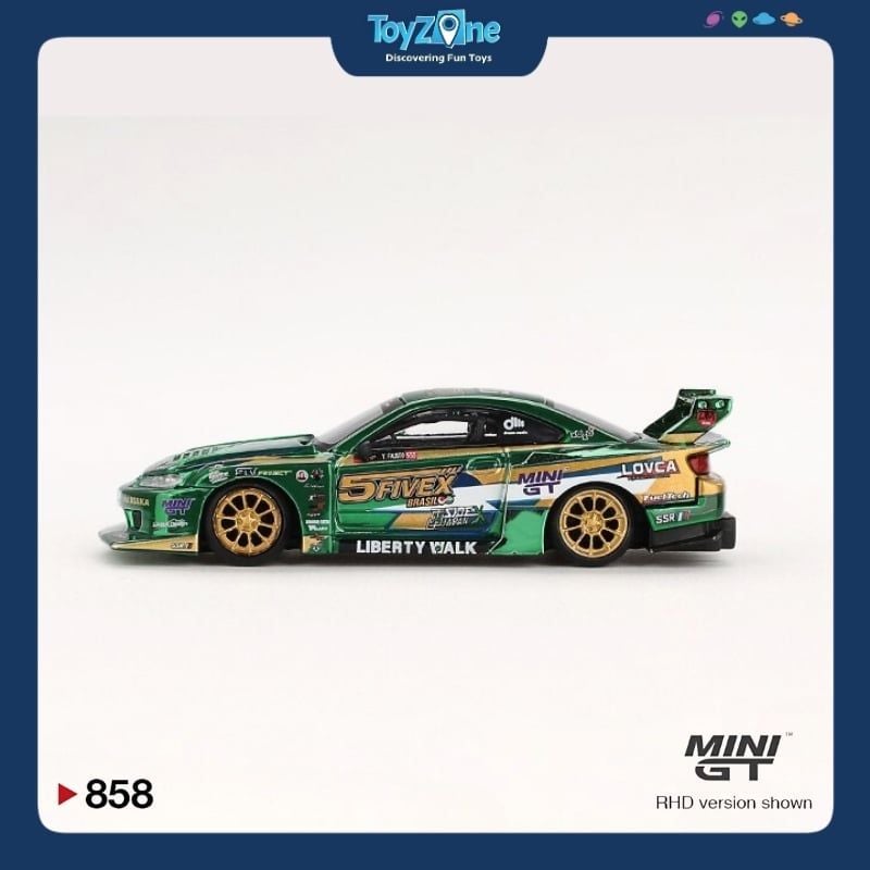 Mô hình xe Nissan LB-Super Silhouette S15 Silvia 1:64 MiniGT