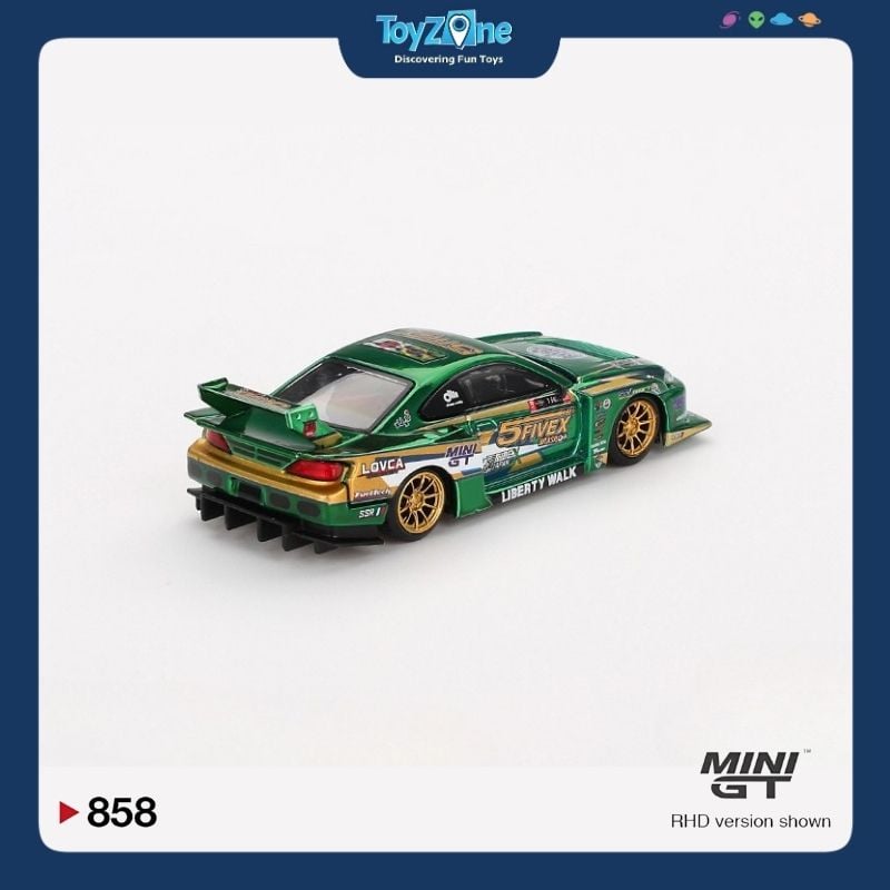 Mô hình xe Nissan LB-Super Silhouette S15 Silvia 1:64 MiniGT