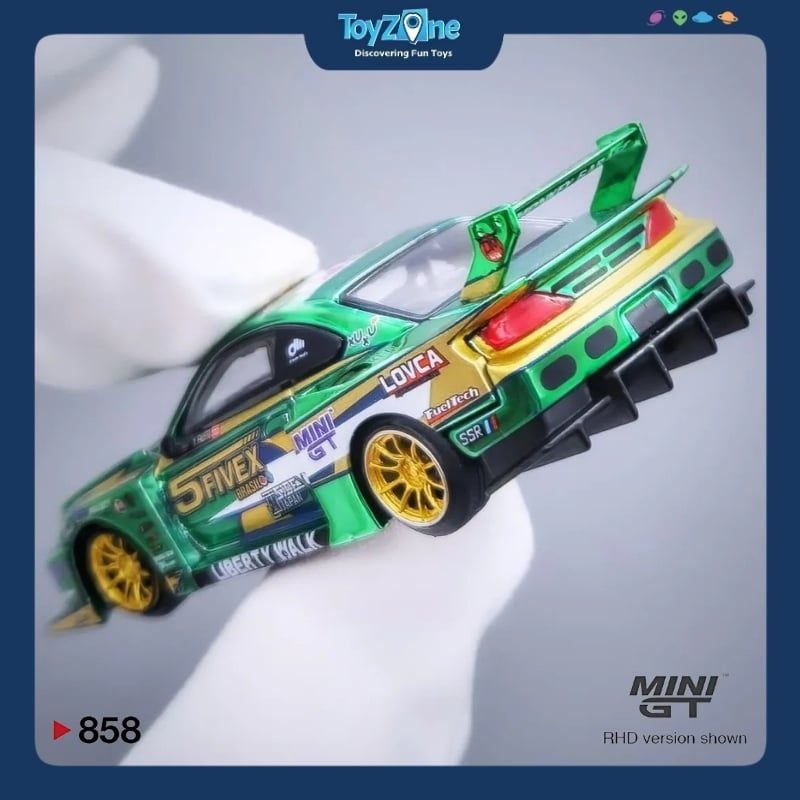 Mô hình xe Nissan LB-Super Silhouette S15 Silvia 1:64 MiniGT