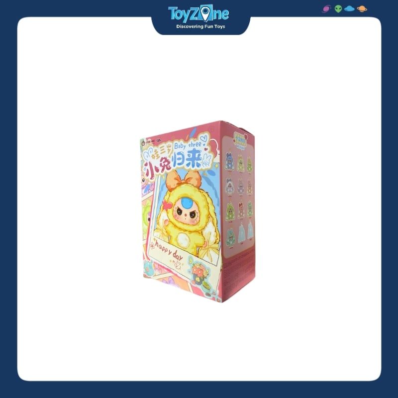 Mô hình Blind box Gấu Bông Baby Three Rabbit Returns ( Thỏ Trở Về ) CUREPLANETA