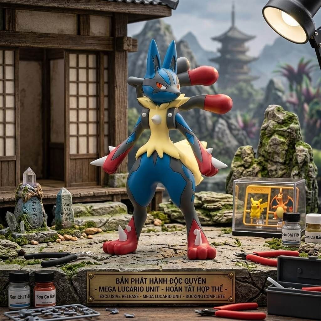 Mô hình lắp ráp Pokemon Plamo Collection Select Series Plastic Model Kit BANDAI
