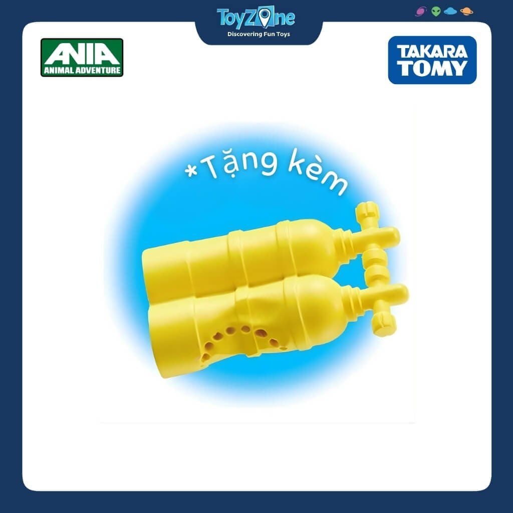 Mô hình đồ chơi Động Vật Cá Mập Trắng Lớn ANIA AS-07 Great White Shark TAKARA TOMY