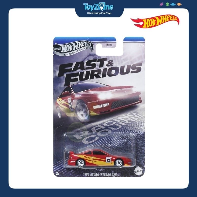 Đồ chơi mô hình xe Hot wheels Silver Series Fast And Furious Racing Course chính hãng