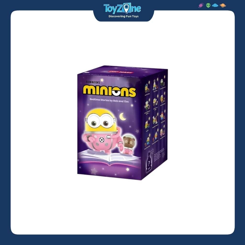 Mô hình đồ chơi Blind box Minions Bedtime Stories by Bob and Tim Series Figures ( Câu Chuyện Trước Khi Ngủ ) POP MART