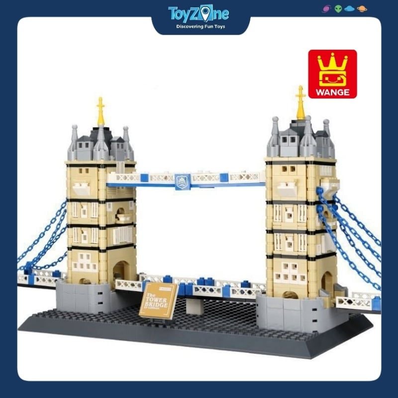 Bộ đồ chơi lắp ráp mô hình Công Trình Kiến Trúc Wange