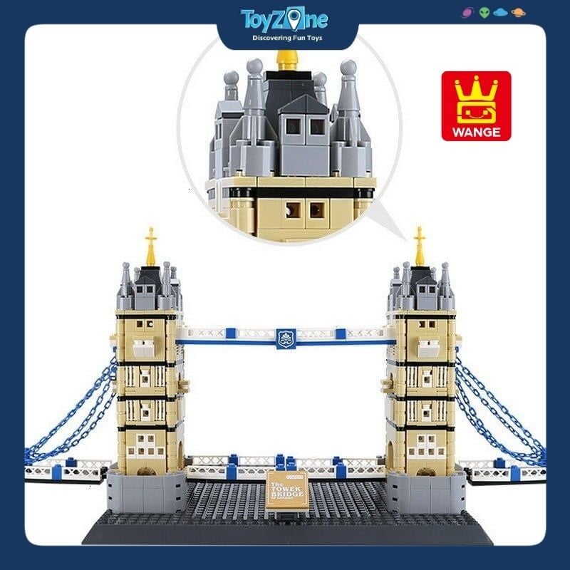 Bộ đồ chơi lắp ráp mô hình Công Trình Kiến Trúc Wange