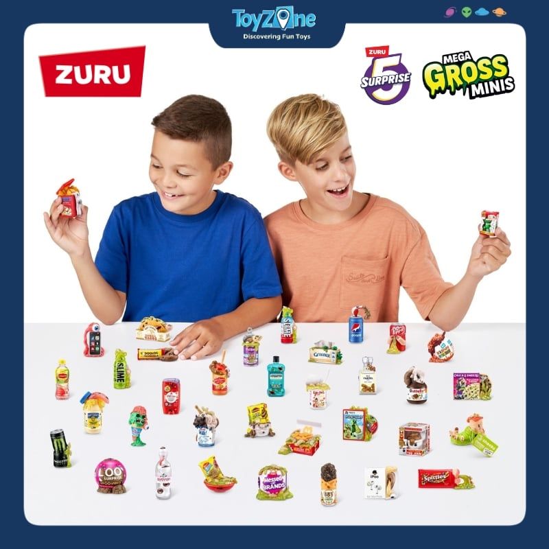 Mô hình đồ chơi Blind box 5 Surprise Mega Gross Minis ZURU TOYS