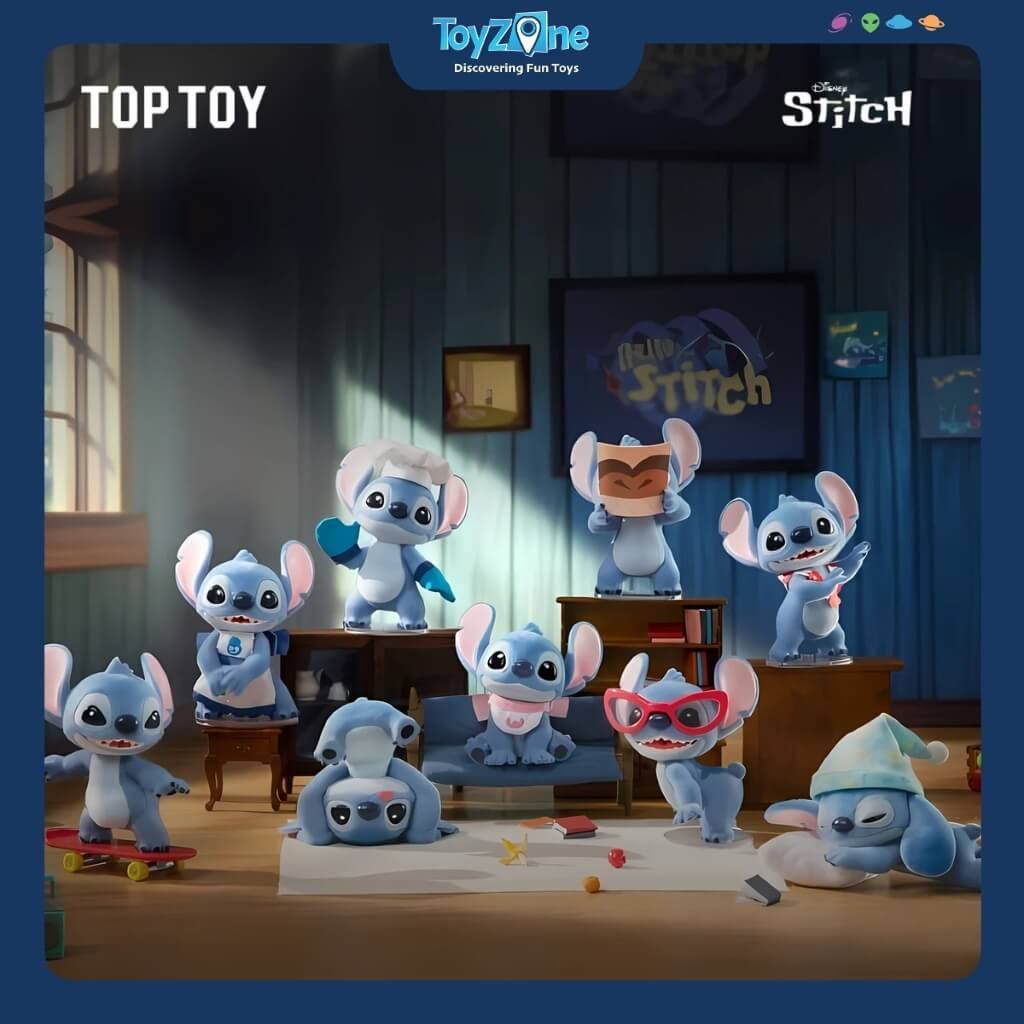Mô hình đồ chơi Blind box Disney Hello Stitch Series 1 TOP TOY