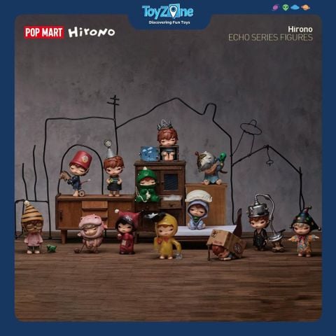 Mô hình đồ chơi Blind Box Hirono Echo ( Nội Tâm Hirono ) Series Figures POP MART