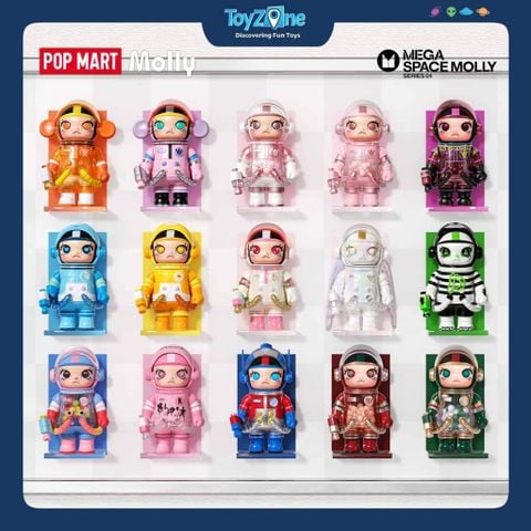 Mô hình đồ chơi Blind box Mega Space Molly 100% Series 4 POP MART