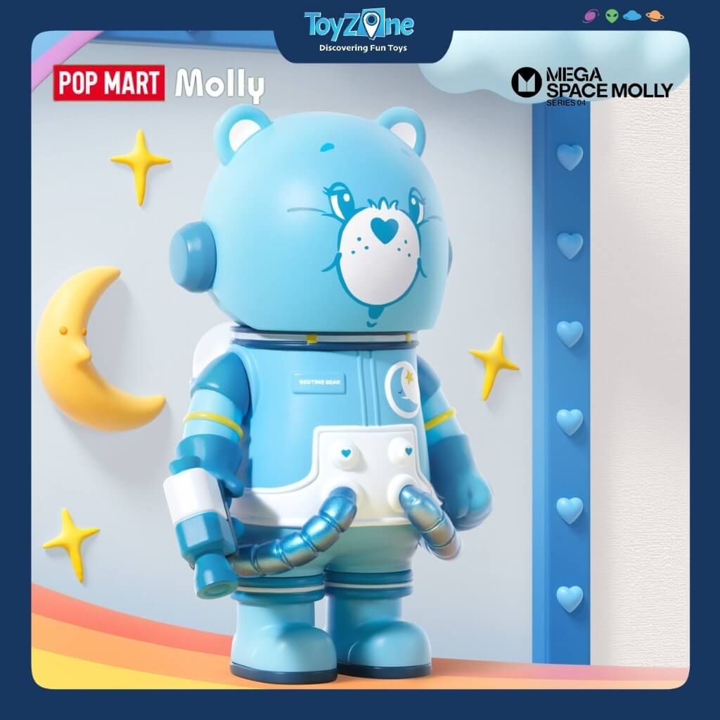 Mô hình đồ chơi Blind box Mega Space Molly 100% Series 4 POP MART