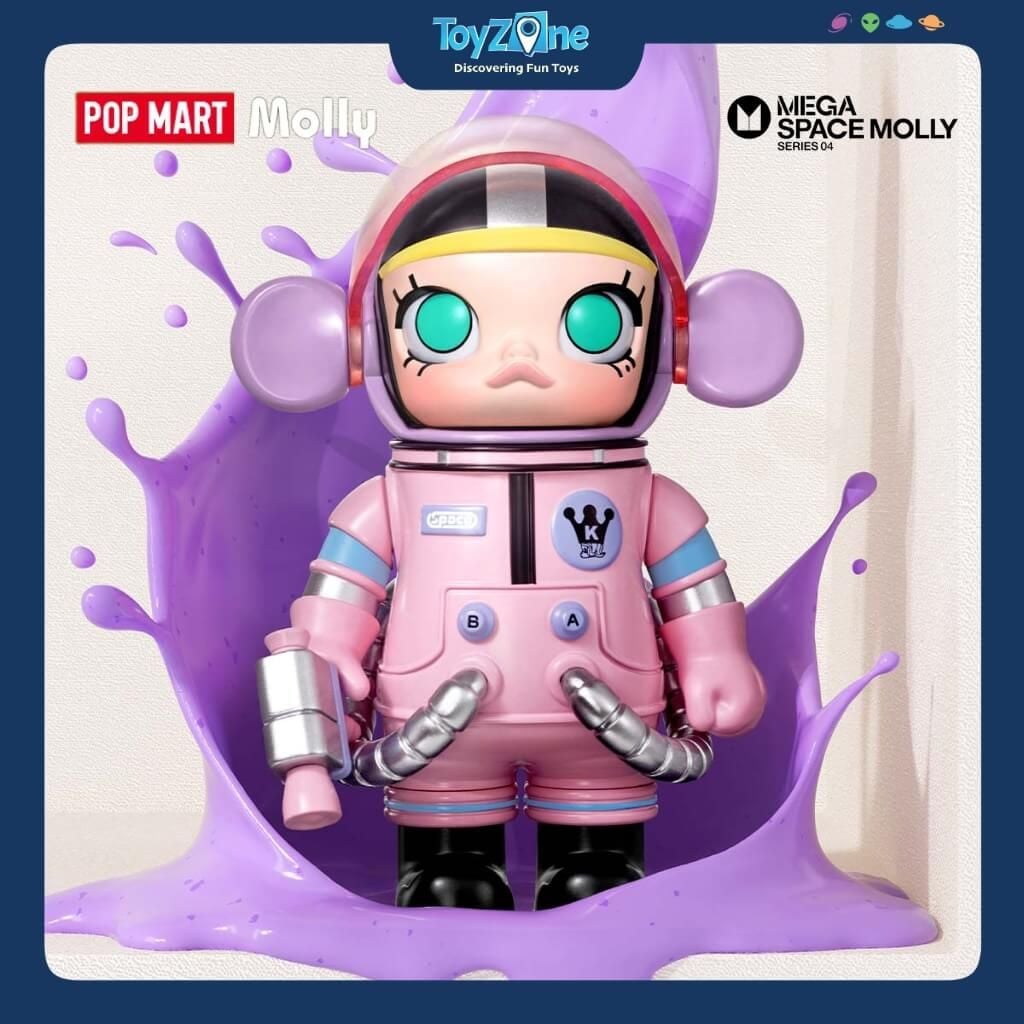 Mô hình đồ chơi Blind box Mega Space Molly 100% Series 4 POP MART