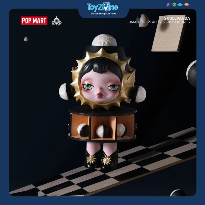 Mô hình đồ chơi Blind box Skull Panda Image Of Reality ( Hình Ảnh Thực Tại ) POP MART