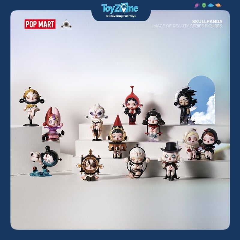 Mô hình đồ chơi Blind box Skull Panda Image Of Reality ( Hình Ảnh Thực Tại ) POP MART