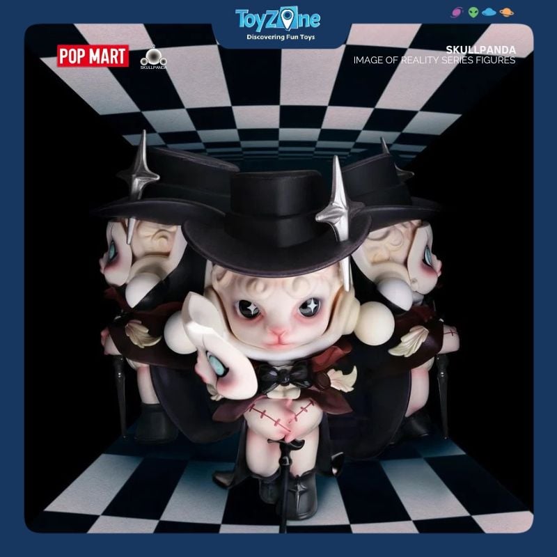 Mô hình đồ chơi Blind box Skull Panda Image Of Reality ( Hình Ảnh Thực Tại ) POP MART