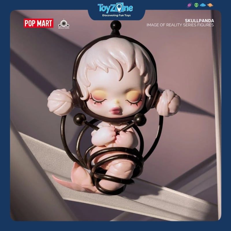 Mô hình đồ chơi Blind box Skull Panda Image Of Reality ( Hình Ảnh Thực Tại ) POP MART