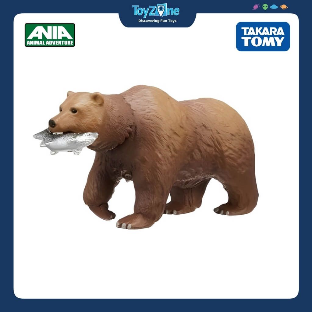 Mô hình đồ chơi Động vật Gấu Nâu ANIA AS-25 Brown Bear TAKARA TOMY
