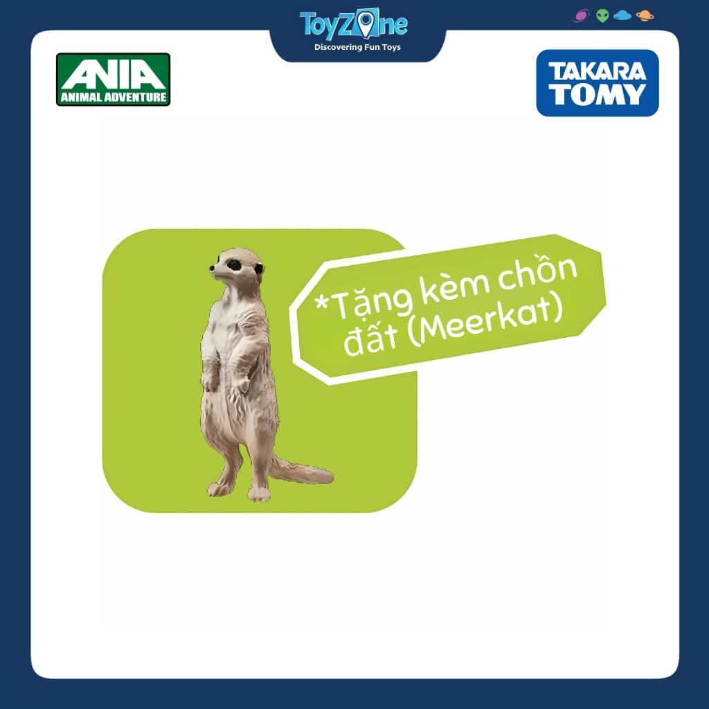 Mô hình đồ chơi Động vật Sư Tử ANIA AS-01 Lion TAKARA TOMY