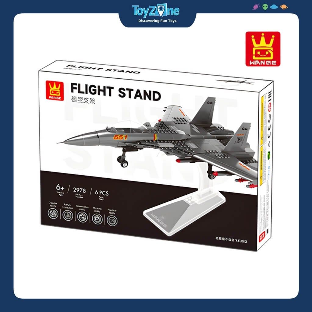 Mô hình đồ chơi lắp ráp giá đỡ trưng bày máy bay WANGE