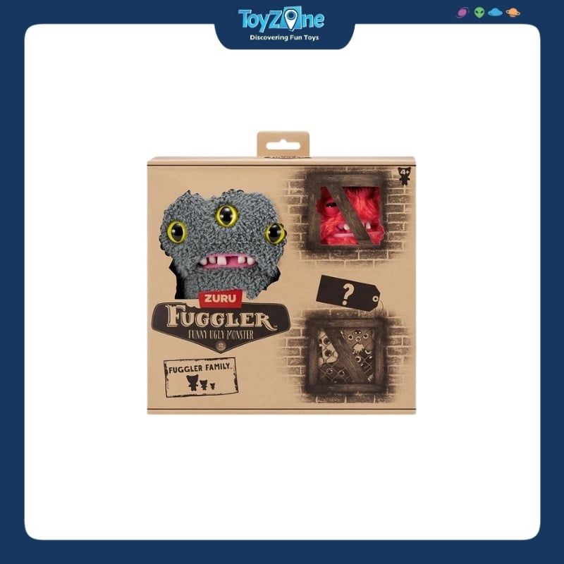 Mô hình đồ chơi sưu tầm Fuggler Fugg Family ( Gia Đình Quái Vật Fuggler ) ZURU TOYS