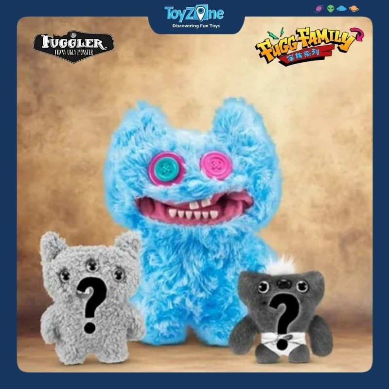 Mô hình đồ chơi sưu tầm Fuggler Fugg Family ( Gia Đình Quái Vật Fuggler ) ZURU TOYS