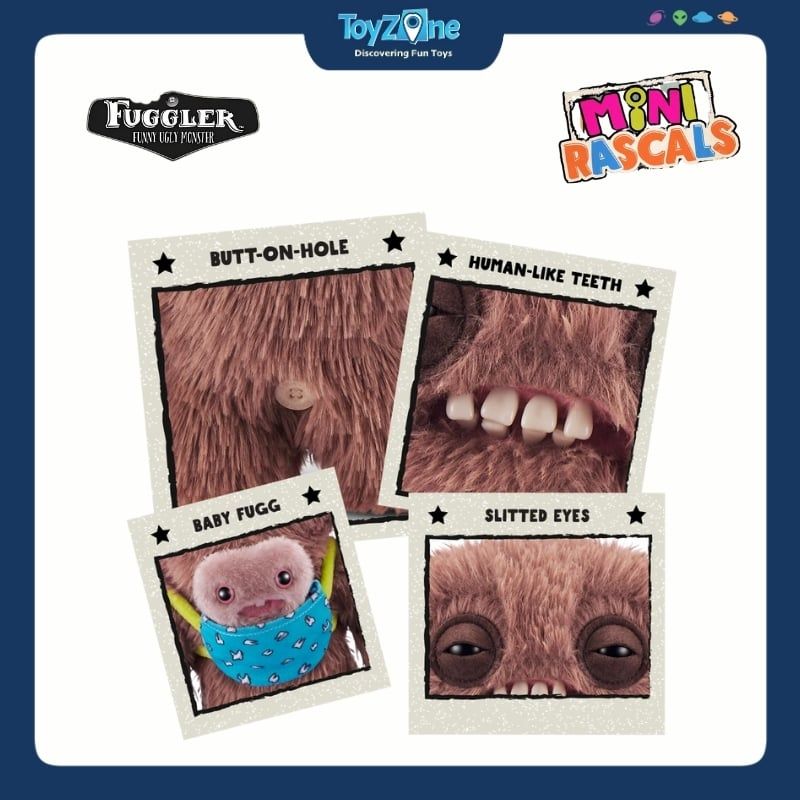 Mô hình đồ chơi sưu tầm Fuggler Mini Rascals 9inch ZURU TOYS